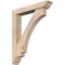 Ekena Millwork Imperial Traditional Smooth Bracket w/ Offset Brace, Douglas Fir, 5 1/2"W x 30"D x 36"H BKT0604X30X36IMP01SDF - alternate 1